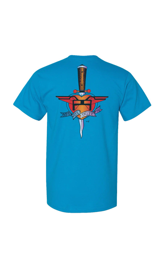 SMA Heart Attack T-Shirt Teal Short Sleeve | Modern Classic Fit | 100% Ring-spun Cotton