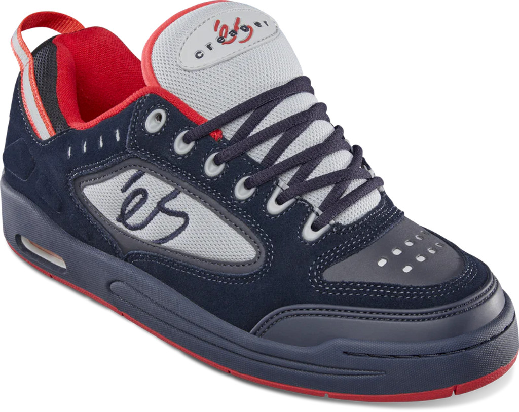 eS Creager Shoes (Navy/Grey/Red) FREE USA SHIPPING 