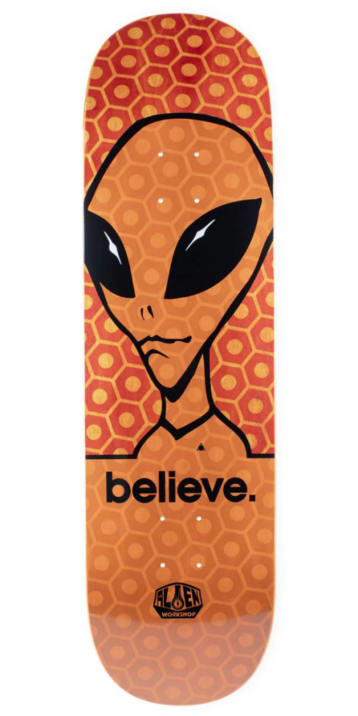 Alien Workshop Believe Hex Duo-Tone Skateboard Deck 8.75"