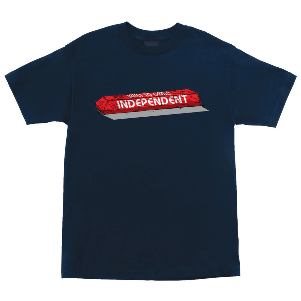 BTG Curb Mens Independent T-Shirt (Navy)