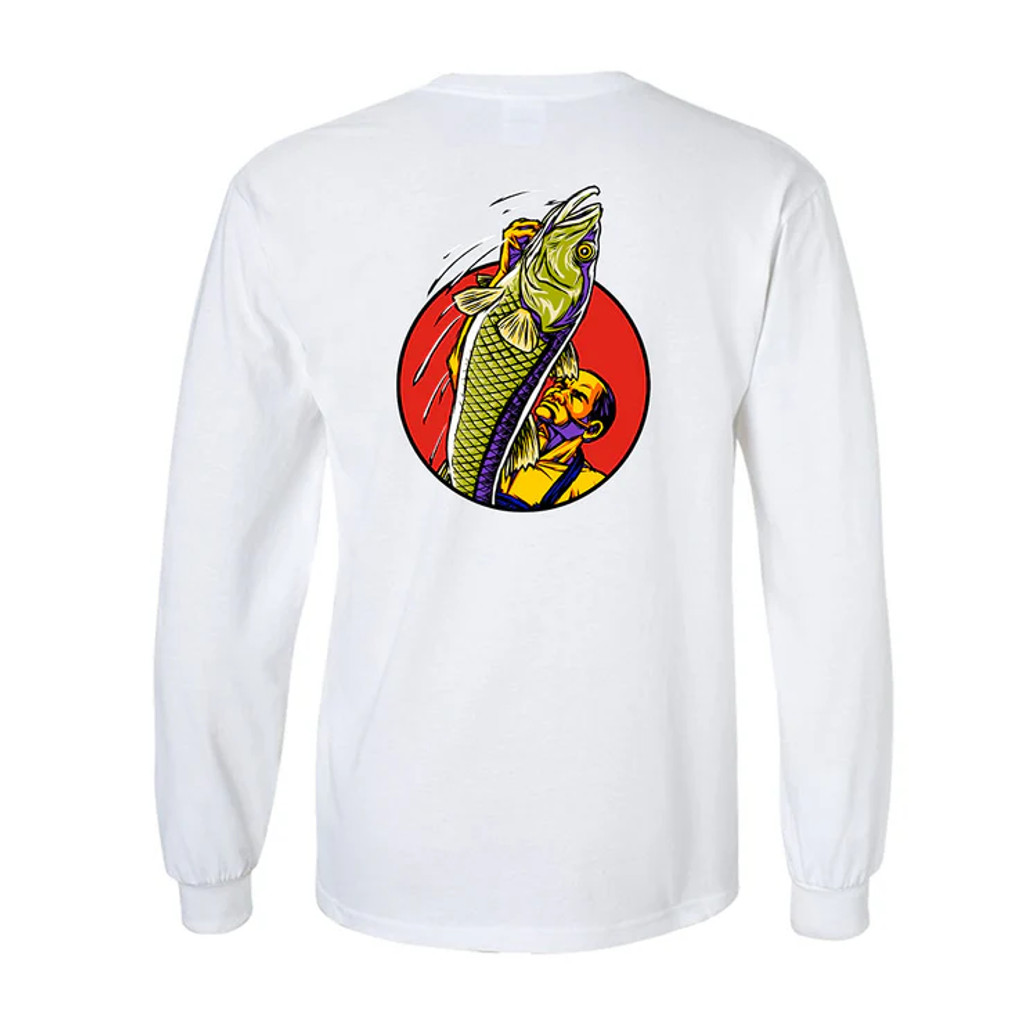 StrangeLove Skateboards Fisherman / White / Long Sleeve T-Shirt