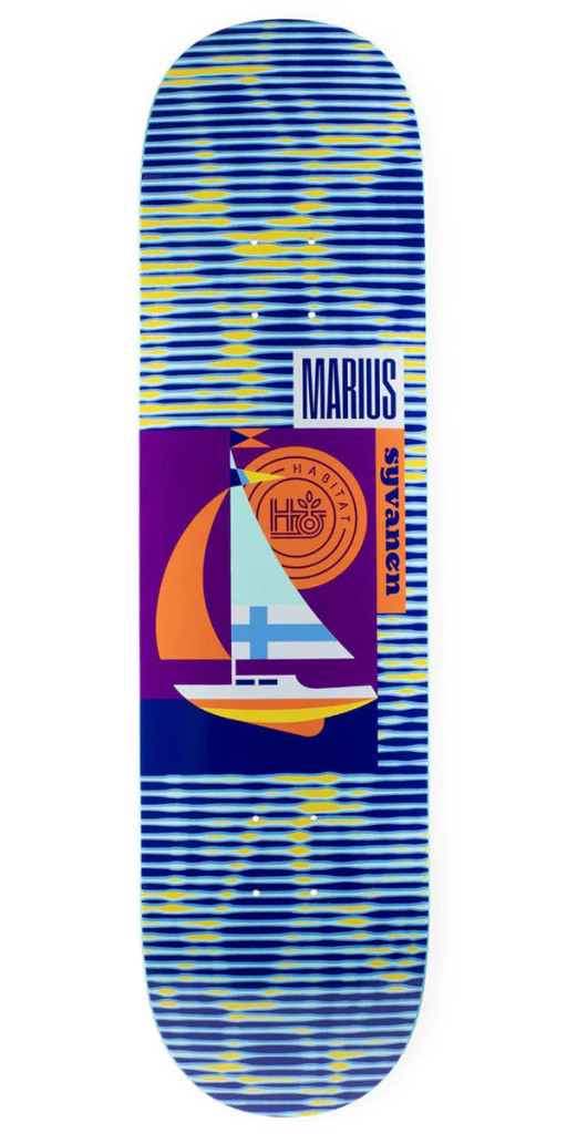 Habitat Skateboards Marius Syvanen Rising Tides 8.25"