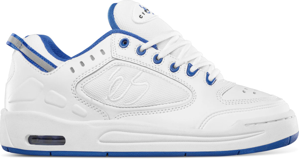 eS Creager Shoes (White/Blue) FREE USA SHIPPING 