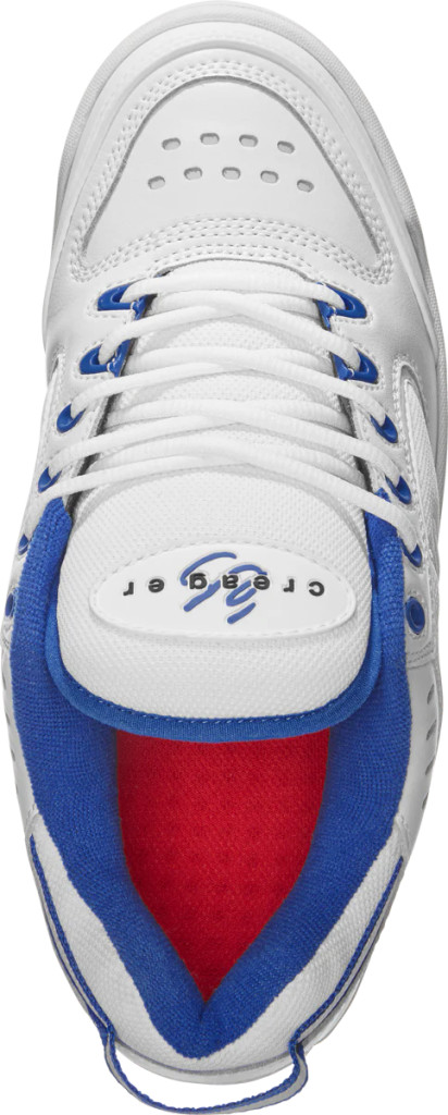 eS Creager Shoes (White/Blue) FREE USA SHIPPING 