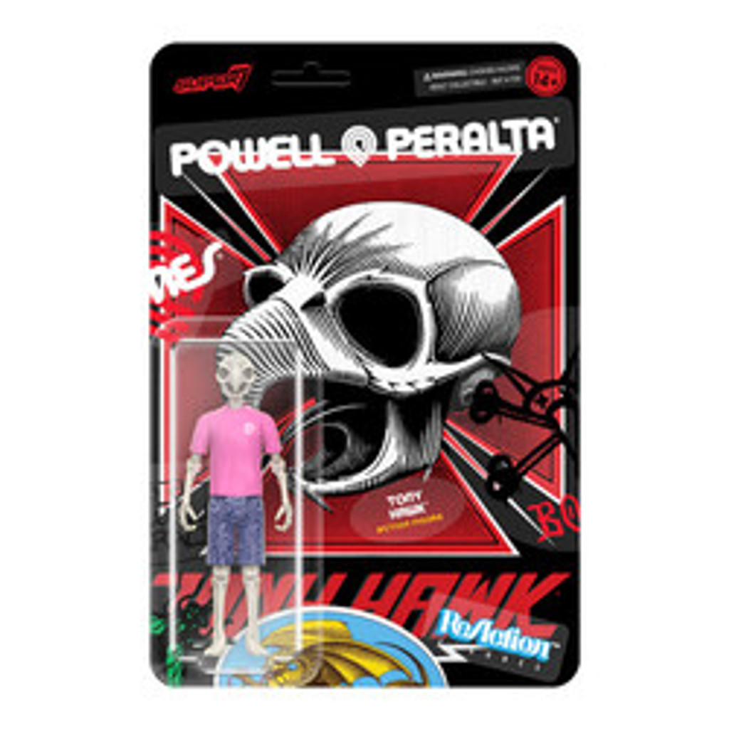 Powell-Peralta ReAction Figures Wave 5 Tony Hawk (Mt. Trashmore '85)