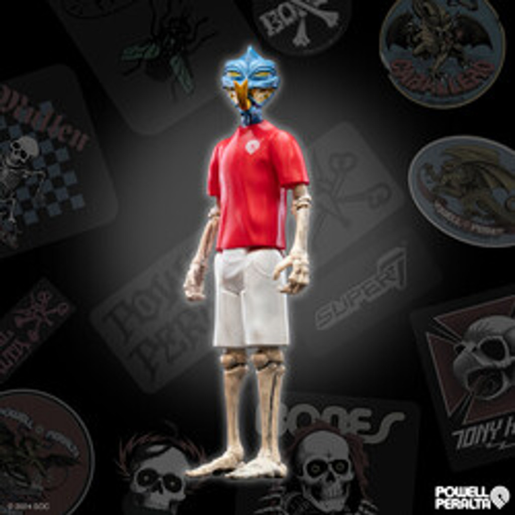 Powell-Peralta ReAction Figures Wave 5 Steve Caballero Dragon (Animal Chin)