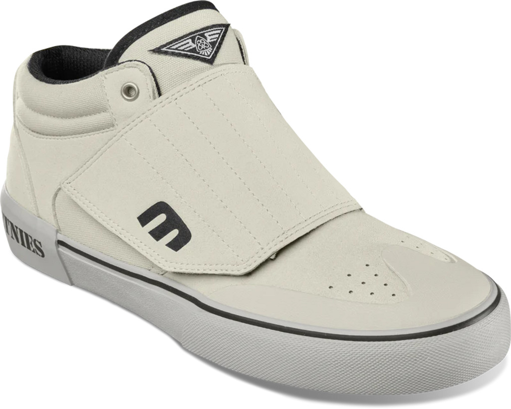 ANDY ANDERSON Etnies Skate Shoes - White/Grey