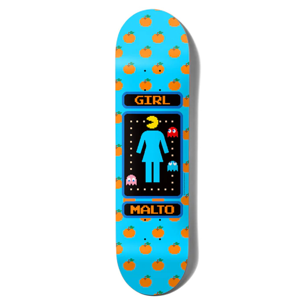 GIRL SKATEBOARDS MALTO PAC-MAN TWIN TAIL DECK 8.5"