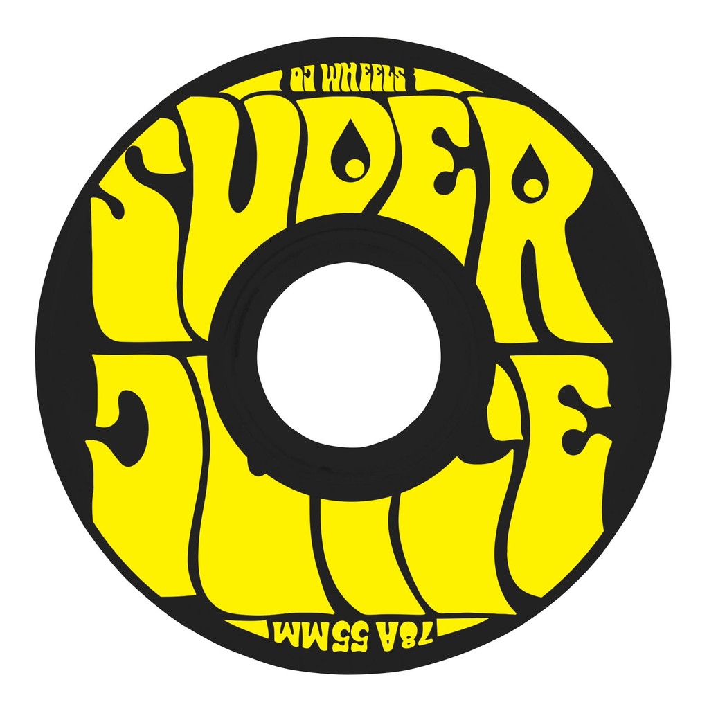 55mm Mini Super Juice Black 78a OJ Skateboard Wheels