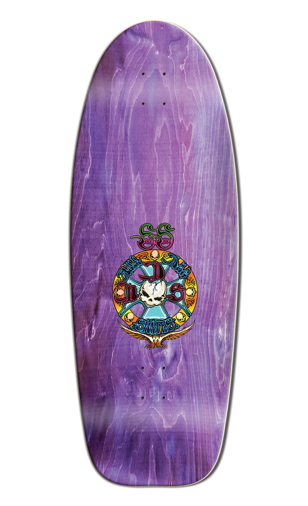 Bull Dog Designs Wes Humpston Dragon Skateboard Deck BLACK FORMICA 33"x 11.875"x WB 18.5"