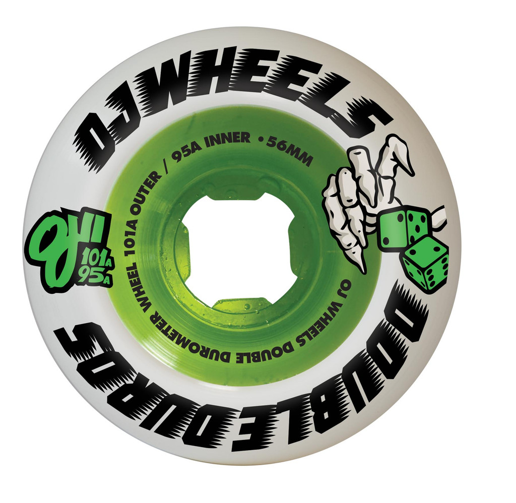 oj double duro 56㎜101a/95a 56mm Double Duro White Green Mini Combo 101a/95a OJ