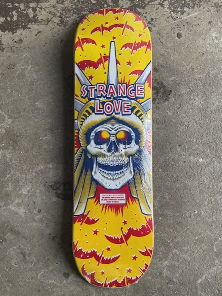 Strange Love - Firecracker Yellow SINGED Deck (8.5") 