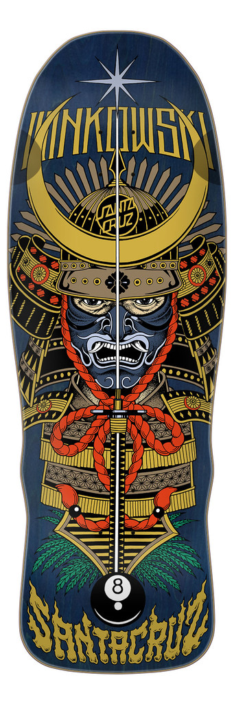 10.35in Winkowski Samurai Santa Cruz Shaped Skateboard Deck