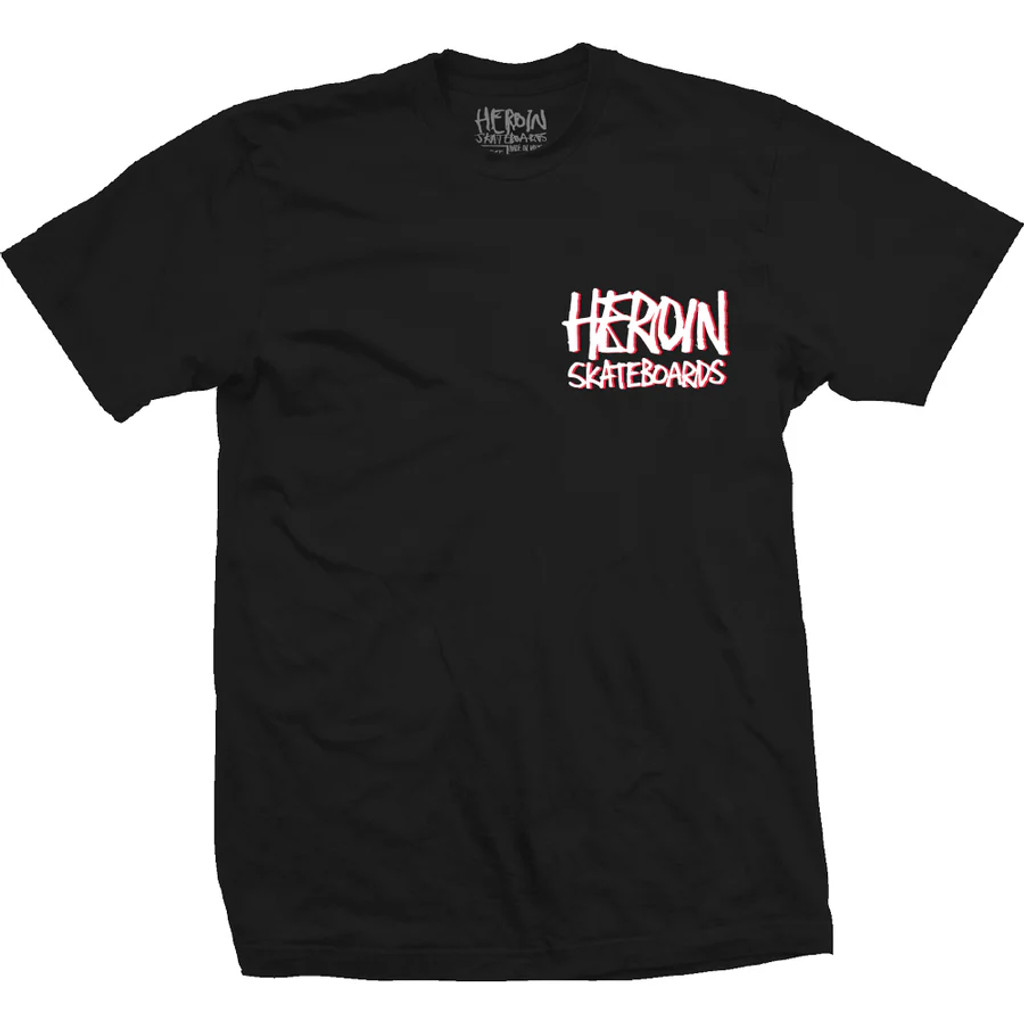 HEROIN SKATEBOARDS NIGHTMARE ON EGG STREET TEE 