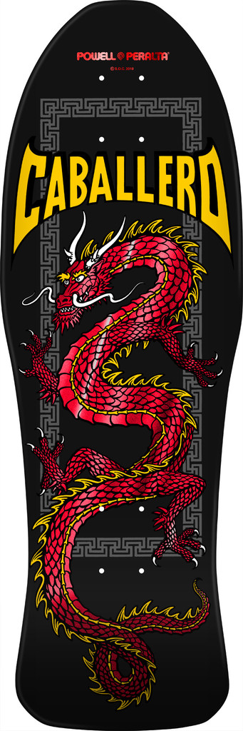 Powell Peralta Caballero Chinese Dragon Red Foil 10" Skateboard Deck