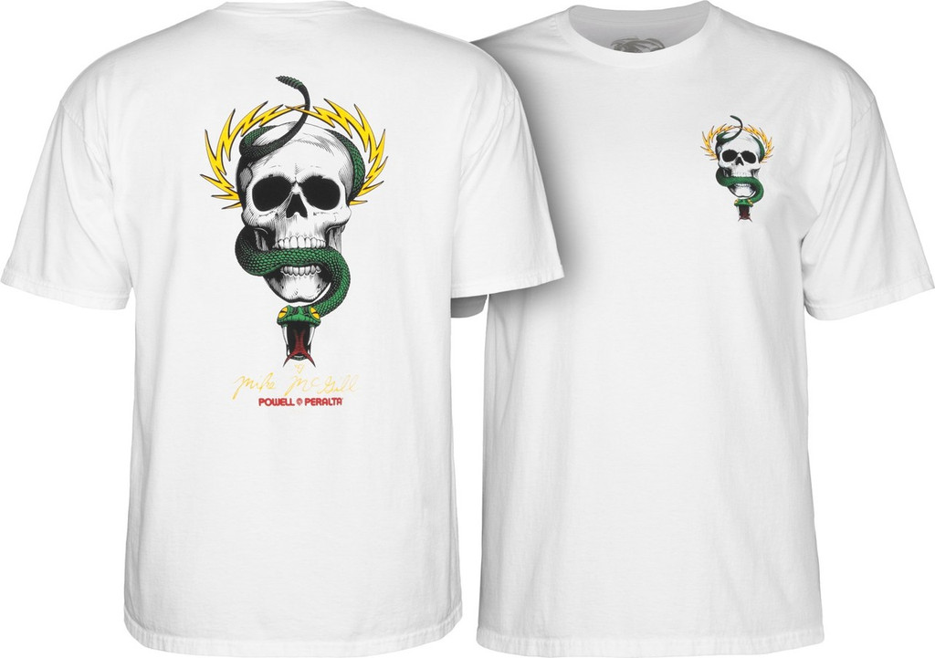 Powell Peralta Old School McGill Skull & Snake T-Shirt (Available in 4 Colors)