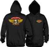 Powell Peralta Winged Ripper Hooded Sweatshirt (Black)