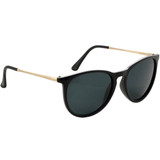 Glassy Sierra Polarized Sunglasses Black/Gold