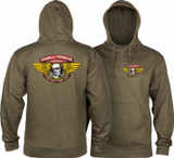 Powell Peralta Winged Ripper Hooded Sweatshirt (Army Heather)