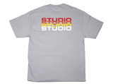 Studio Skateboards Fade T-Shirt (Silver Grey)