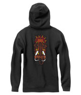 New Deal Vallely Mammoth Pullover Hooded Sweatshirt (Black)