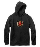 New Deal Vallely Mammoth Pullover Hooded Sweatshirt (Black)