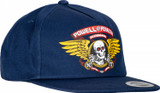 Powell Peralta Winged Ripper Snapback Hat (Navy)