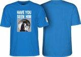 Powell Peralta Animal Chin Have You Seen Him T-Shirt (Royal Blue)