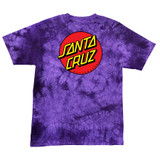 Santa Cruz Classic Dot T-Shirt (Purple Crystal Wash)