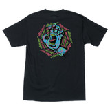 Santa Cruz Spiral Strip Hand T-Shirt (Black)