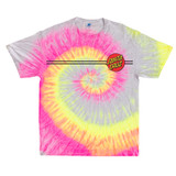 Santa Cruz Classic Dot Tie Dye T-Shirt ( Silver Rainbow) Santa Cruz Classic Dot Tie Dye T-Shirt ( Silver Rainbow)