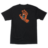 Santa Cruz Screaming Hand T-Shirt (Black/Bright Orange)