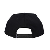 Santa Cruz Ringed Flamed Dot Snapback Hat (Black)