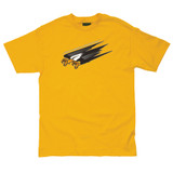 Santa Cruz Speed Wheels Eagle T-Shirt (Gold)