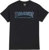 Thrasher Outlined Skate Mag Logo T-Shirt ONLY MEDIUM LEFT (Black)