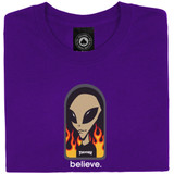 Thrasher Magazine x AWS Believe T-Shirt (Purple)
