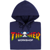 Thrasher Magazine x AWS Spectrum Hooded Sweatshirt (Navy)