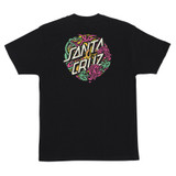Santa Cruz Dressen Rose Crew Two T-Shirt (Black)