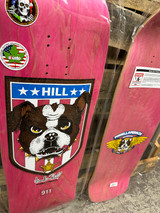 Powell Peralta Frankie Hill Bulldog Reissue Deck 10" x 31.5" Pink Stain