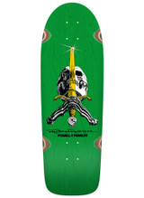 Powell Peralta OG Ray Rodriguez Skull & Sword Reissue Deck Green Stain