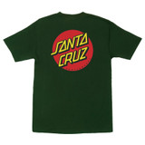 Santa Cruz Classic Dot T-Shirt (Forest)