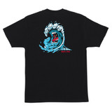 Santa Cruz Screaming Wave Hand T-Shirt (Black)