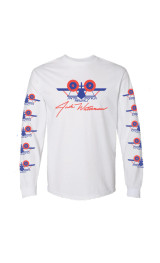 SMA Jack Waterman White Long Sleeve | Modern Classic Fit | 100% Ring-spun Cotton