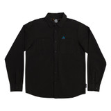 Santa Cruz - Screaming Hand Utility L/S Button Up Top Black - Mens Santa Cruz - Screaming Hand Utility L/S Button Up Top Black - Mens