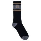 Antihero Blackhero Outline Emb Sock - Black Antihero Blackhero Outline Emb Sock - Black