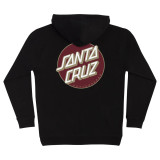 Other Dot Mens Santa Cruz Hoodie Sweatshirt Black w/ Burgandy