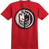 Spitfire Yin Yang Youth T-Shirt (Red/Black/White)