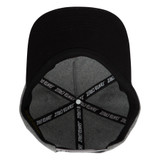 Santa Cruz Flame Ringed Dot Snapback Unstructured Hat (Black/Grey) 