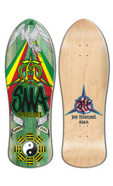 **PRE ORDER**Old School SMA JEF HARTSEL Skateboard Deck (GREEN STAIN) **PRE ORDER**Old School SMA JEF HARTSEL Skateboard Deck (GREEN STAIN)