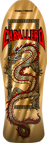 Powell Peralta Steve Caballero Chinese Dragon Reissue Skateboard Deck (Gold Foil) Powell Peralta Steve Caballero Chinese Dragon Reissue Skateboard Deck (Gold Foil)